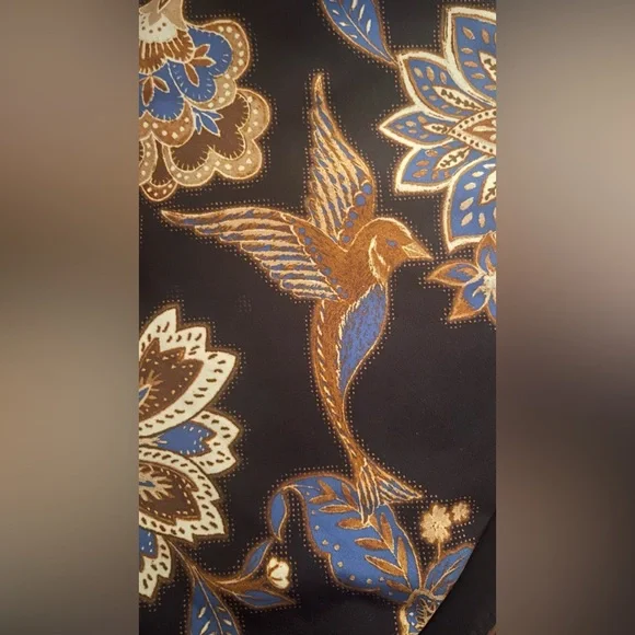 Seafolly - New with all Tags - Silk Road Wide Side Retro Bikini Bottoms sz US 12 - Picture 6 of 13